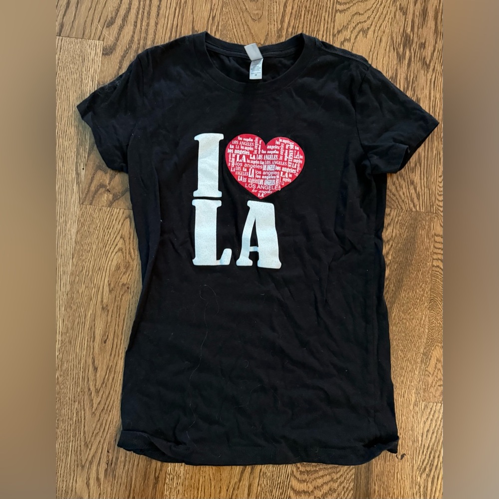 Black I Love LA T-Shirt